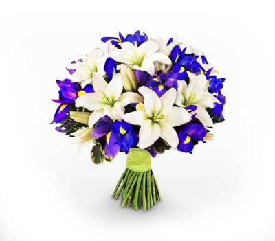 ..Bouquet de Lisianthus  y Lilium