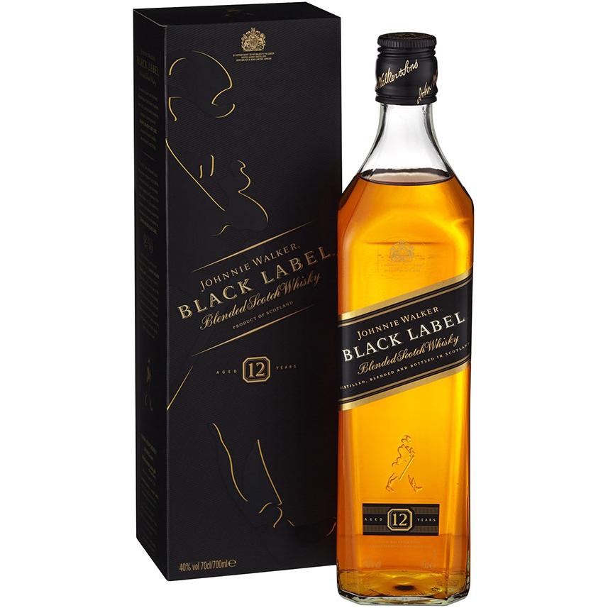 Whisky Johnnie Walker, Etiqueta Negra Botella 750cc