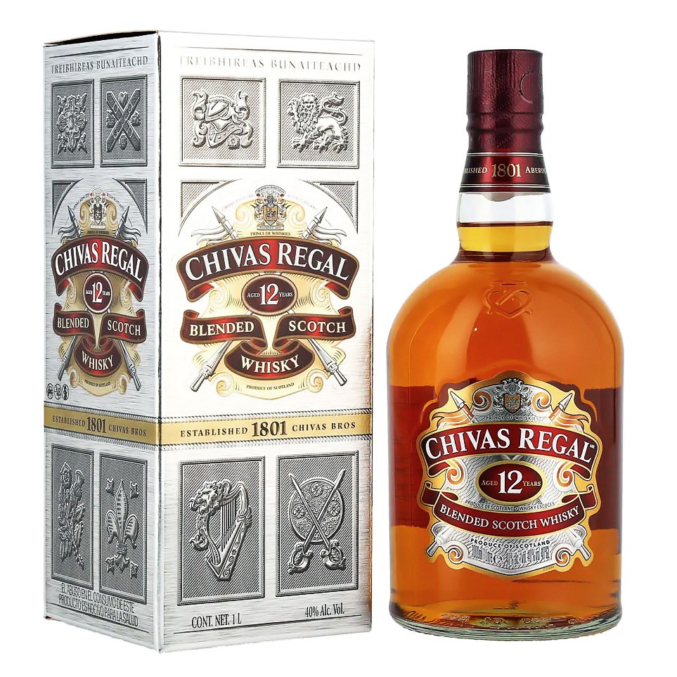 Whisky Chivas Regal 12 Años 40° 1litro